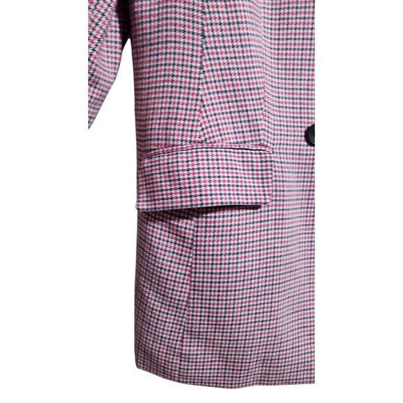 Talbots Double Breasted Houndstooth Blazer Jacket Woman's 12 Career Professional - Picture 13 of 14